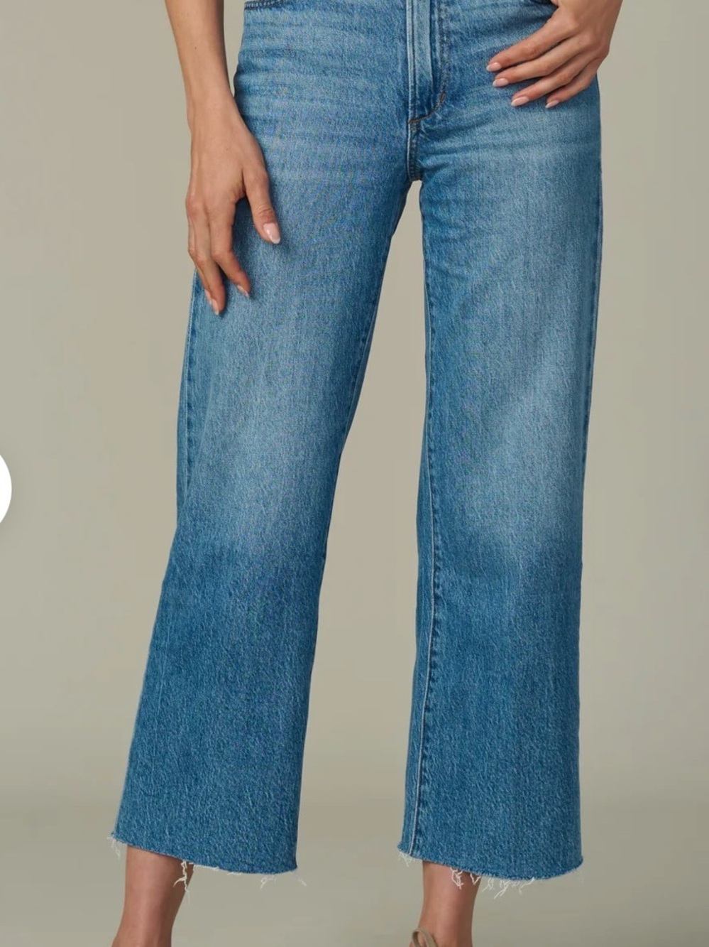 Joe's Jeans Light Blue Wide Leg High-Rise Jeans - Picture 2 of 6